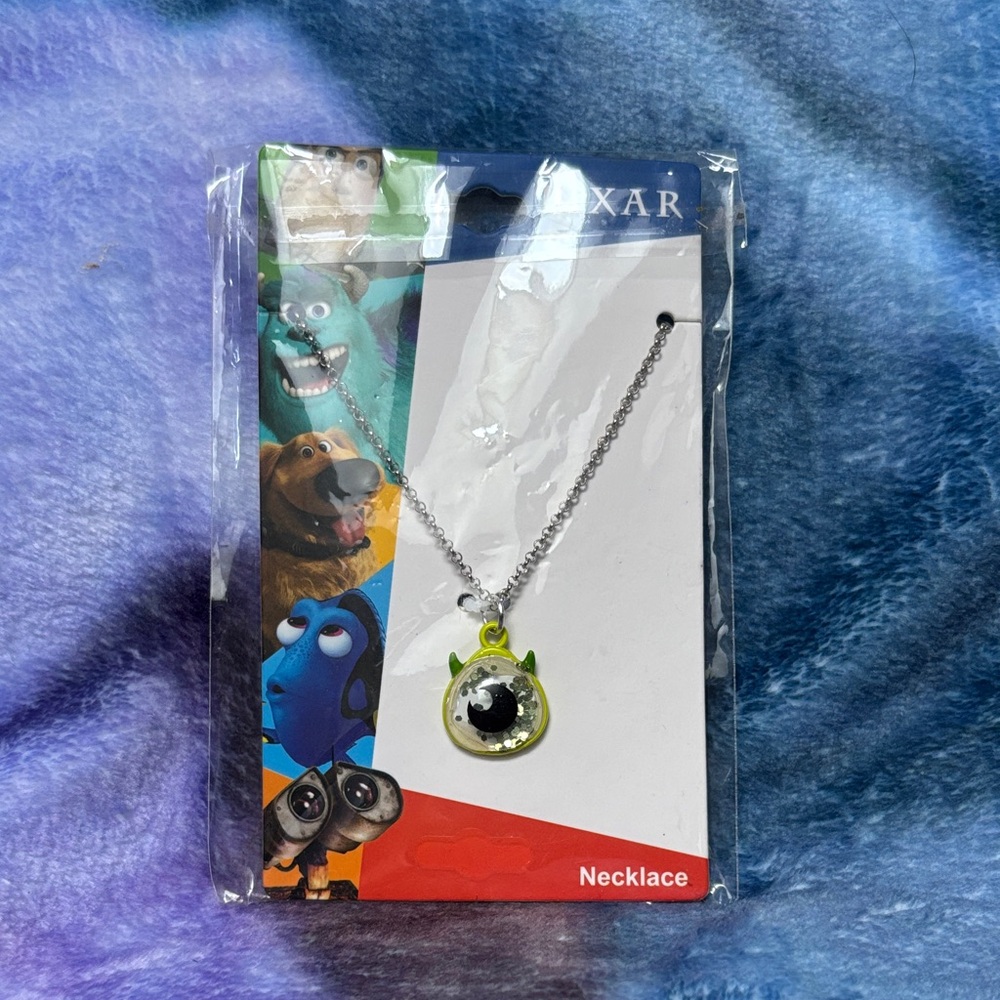 Pixar Monsters Inc Kids Mike Wyzowski Necklace NIP
